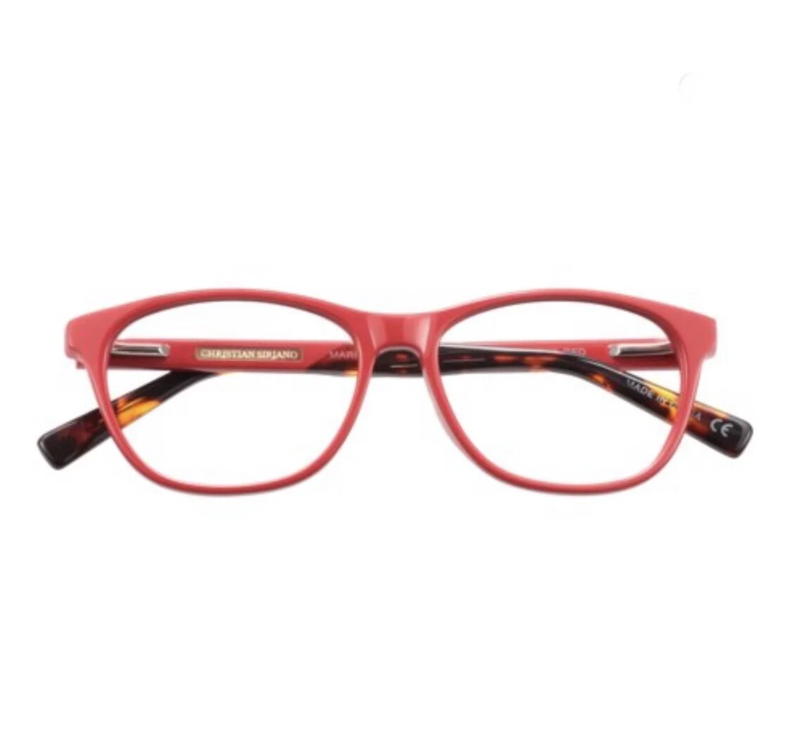 BOGO~ Christian Siriano Eyeglasses Marissa Red Tortoise 53-15-140 Frames Womens 2