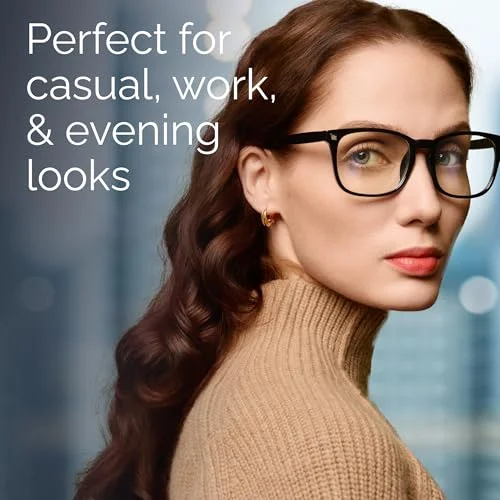 CCVOO Reading Glasses for Women, Eye glasses, Blue Light Readers for Women, Cheaters 2