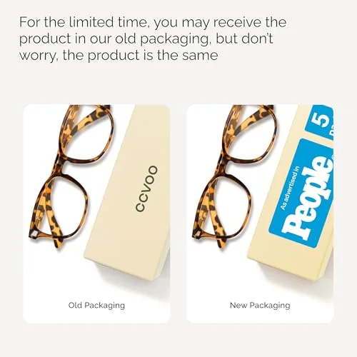 CCVOO Reading Glasses for Women, Eye glasses, Blue Light Readers for Women, Cheaters 3