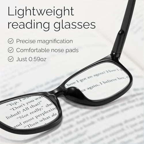 CCVOO Reading Glasses for Women, Eye glasses, Blue Light Readers for Women, Cheaters 4