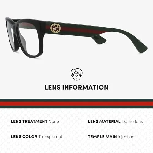 Gucci GG0278O Designer Fashion Eyeglasses Stylish Wide Rectangular Frame Eyewear with Luxury eSHADES Kit - Embrace Sophistication and Elegance 4