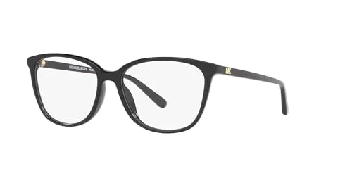 Michael Kors MK4067U Santa Clara Universal Fit Prescription Eyewear Frames, Black/Demo Lens, 55 mm 2