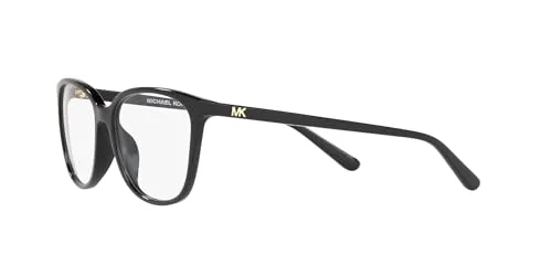 Michael Kors MK4067U Santa Clara Universal Fit Prescription Eyewear Frames, Black/Demo Lens, 55 mm 3