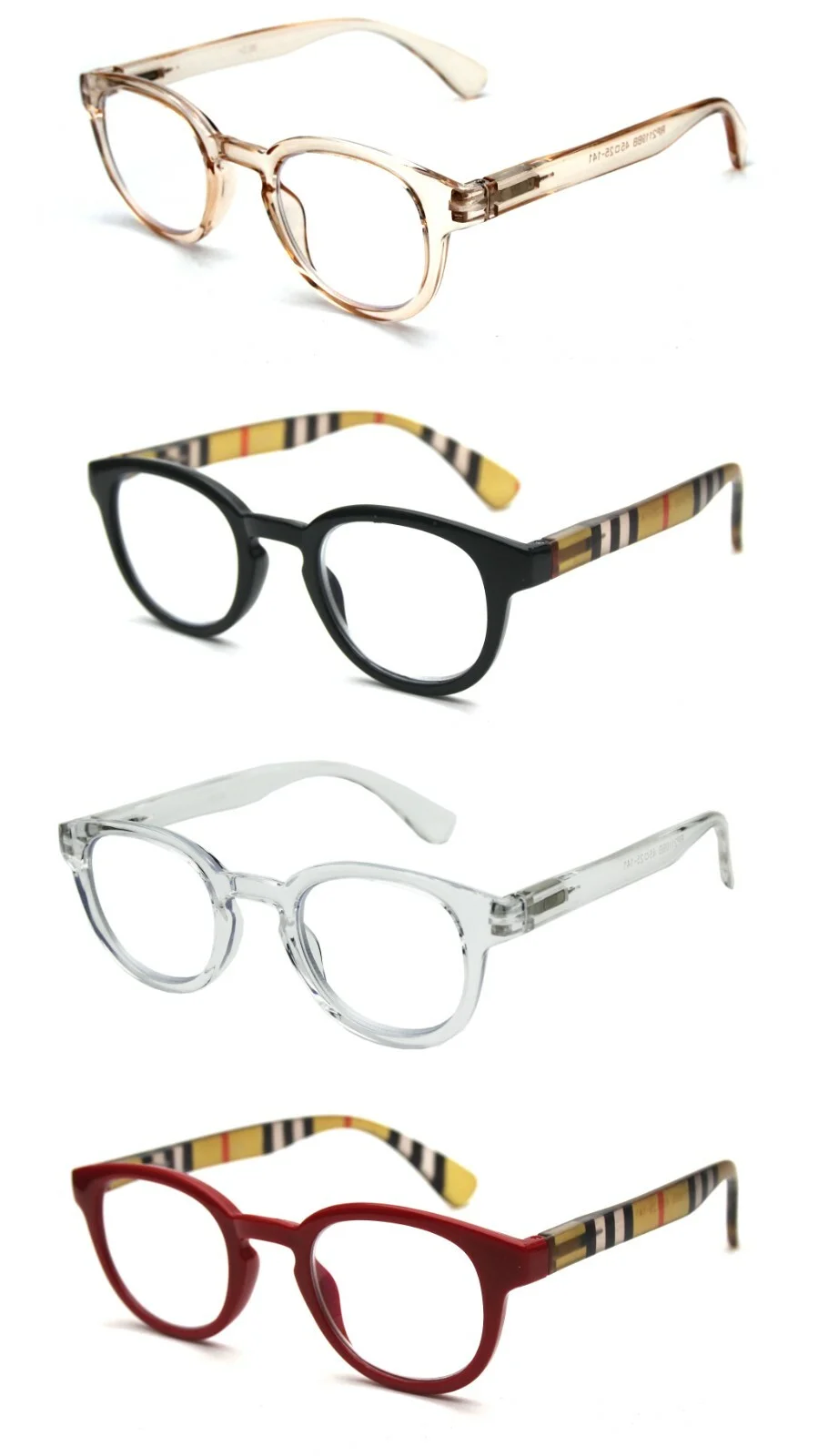 New Round Eyeglasses For Women Men Computer Anti Blue Light Glasses Frames Transparent Optical Fake Eyeglass Myopia Frame