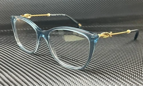 New Tiffany & Co. TF 2160B 8134 Havana on Blue Frames Women