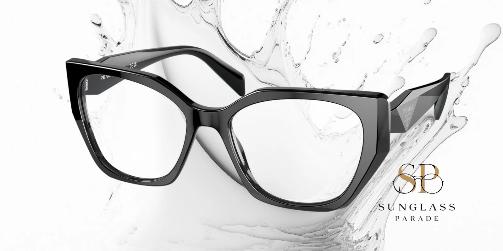 PRADA PR 18WV 1AB1O1 Black Demo Lens 54 mm Women