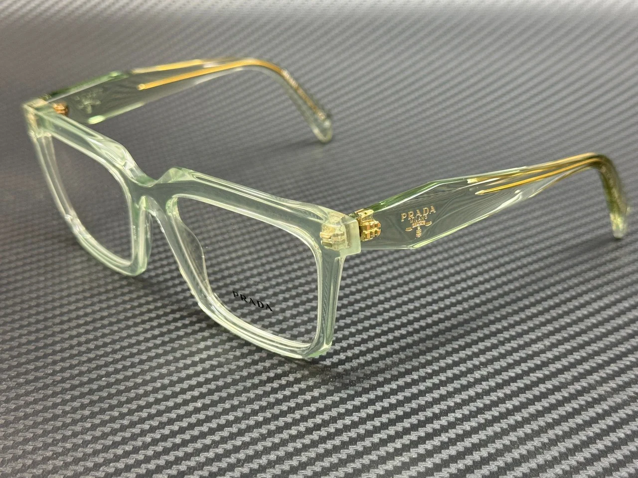 PRADA PR A19V 14R1O1 Transparent Green Women