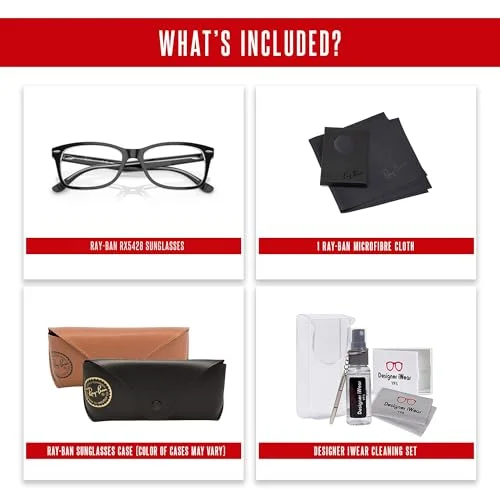 Ray-Ban Black Frames 5088 2034 Square Style Glasses Discontinued Women 2