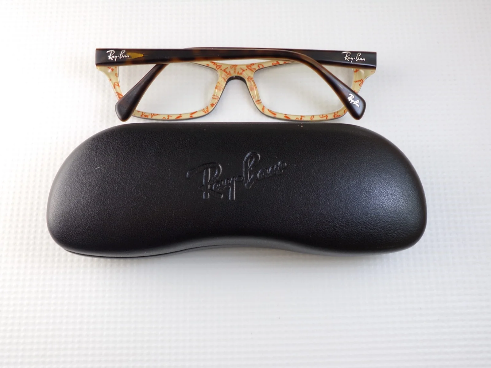 Ray Ban Havana Designer 5256 EYEGLASS FRAMES ONLY 52[]16-135 Full Rim Woman