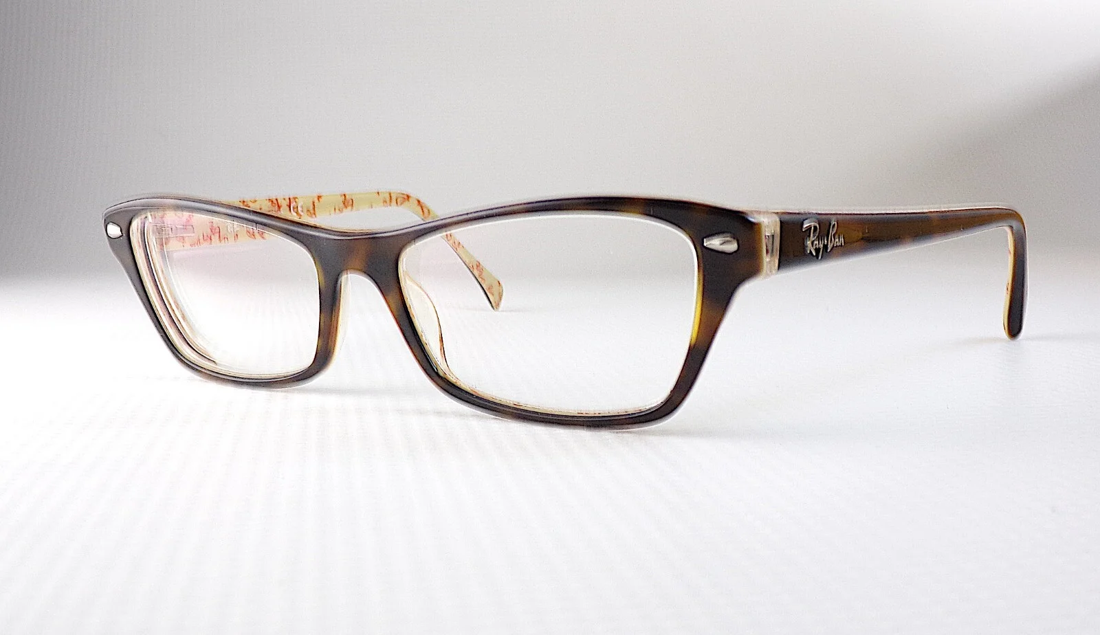 Ray Ban Havana Designer 5256 EYEGLASS FRAMES ONLY 52[]16-135 Full Rim Woman 2