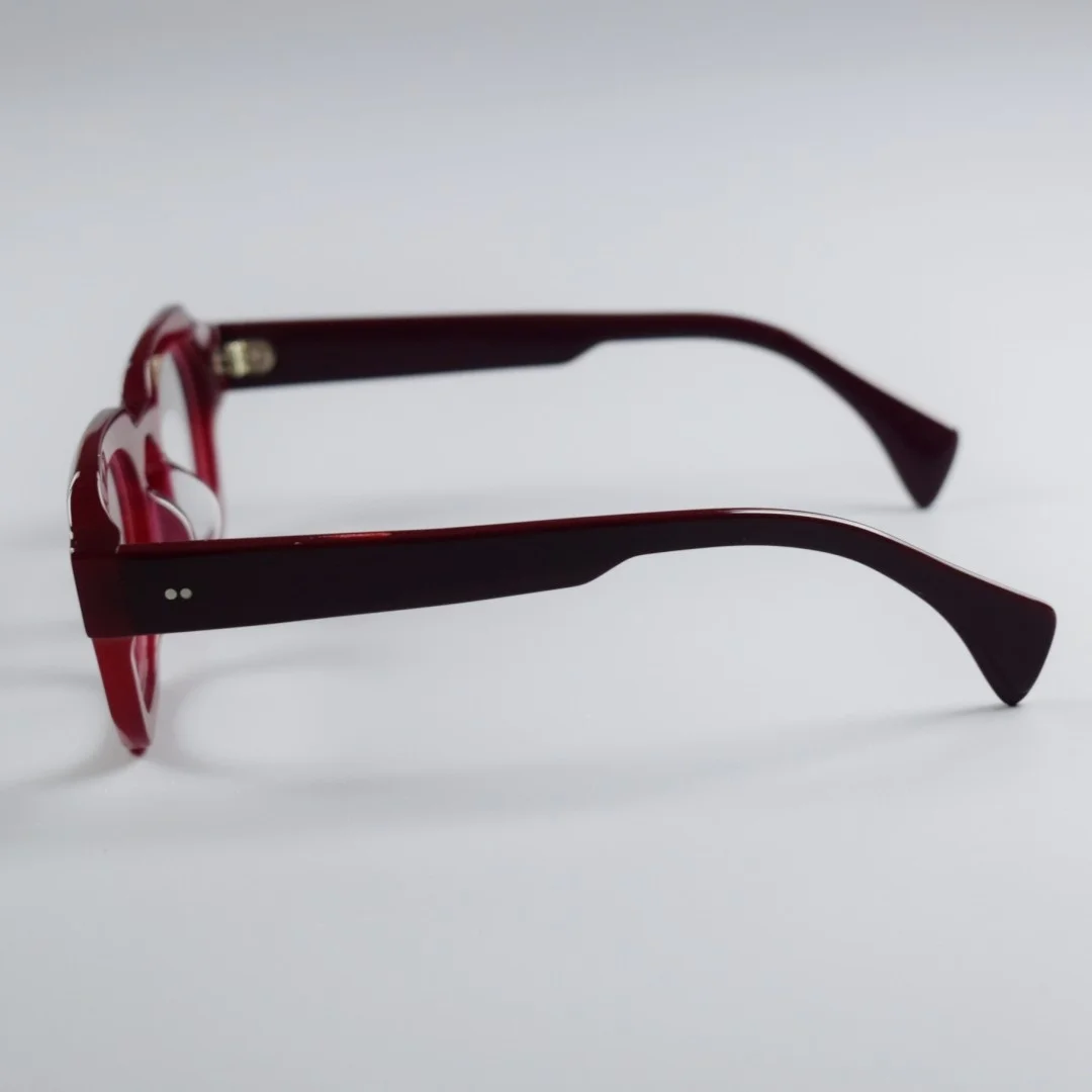 Square Thick Acetate Eyeglasses Frames Fashion Retro Men Women Glasses 2