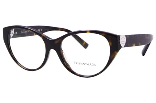Tiffany & Co 8134 Brown/Blue Women Eyeglasses Frames 53-16-140 Diamanté Detail