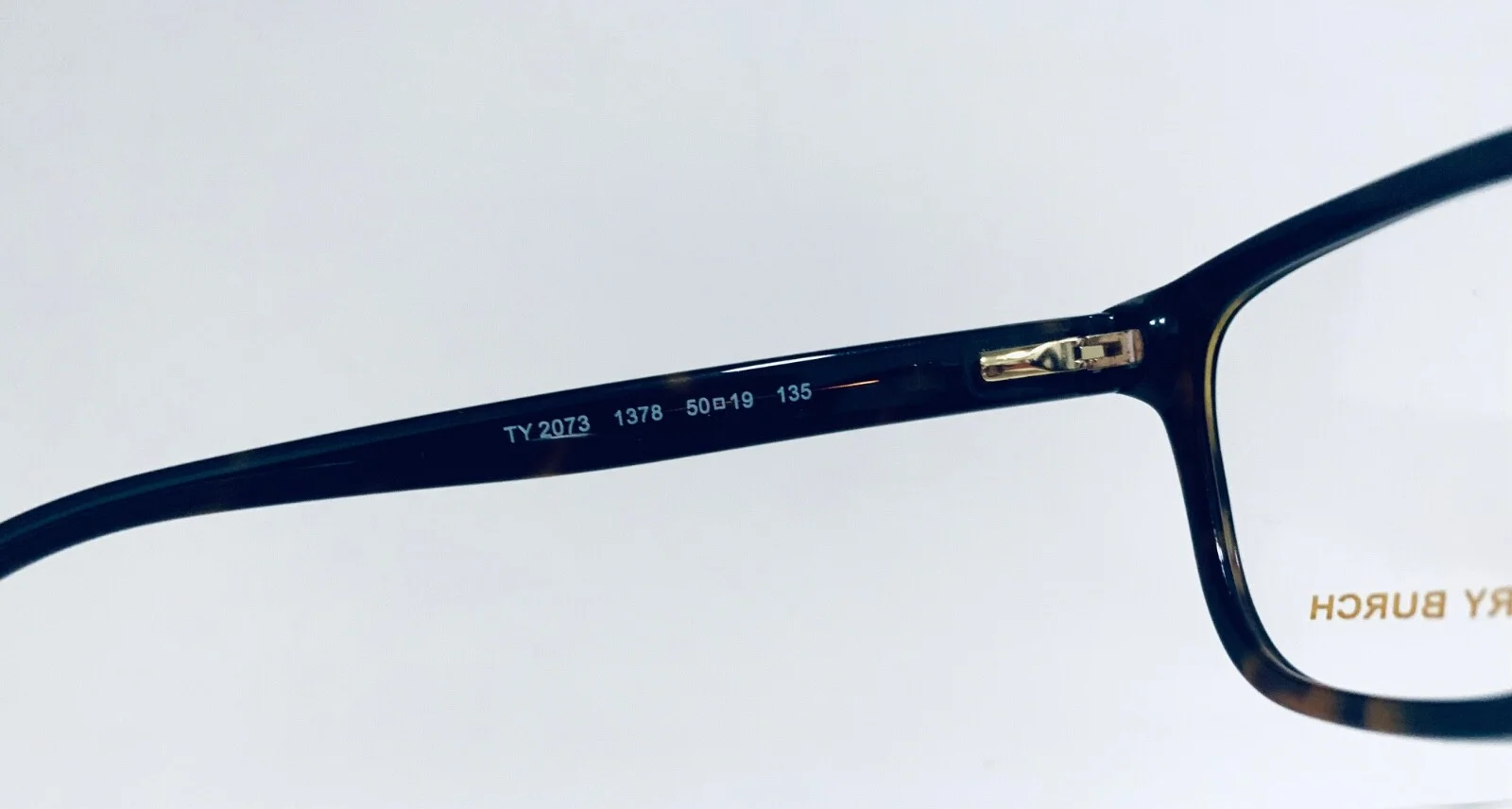 TORY BURCH TY 2073 1378 CAT EYE TORTOISE AUTHENTIC EYEGLASSES RX 50-19-135 MM 2